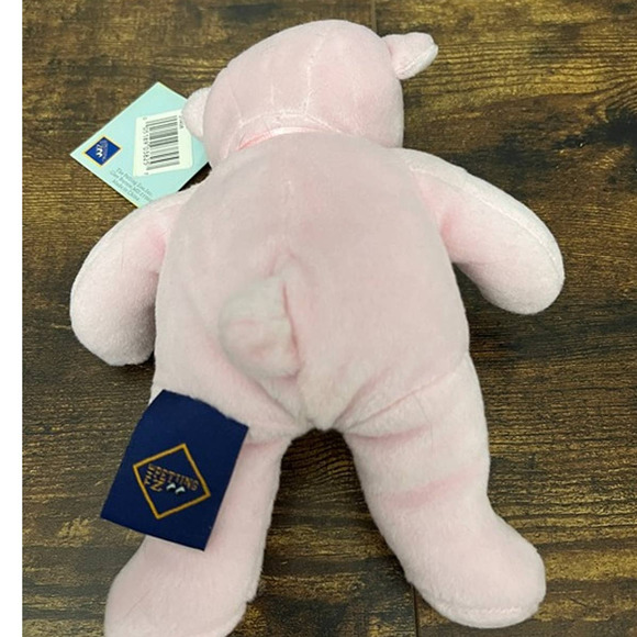 Petting Zoo Pink It's A Girl Teddy Bear Bean Bag‎ Plush - Picture 4 of 5